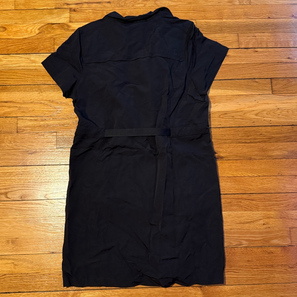 The North Face Black Polo Collar Mini Dress - Picture 9 of 11